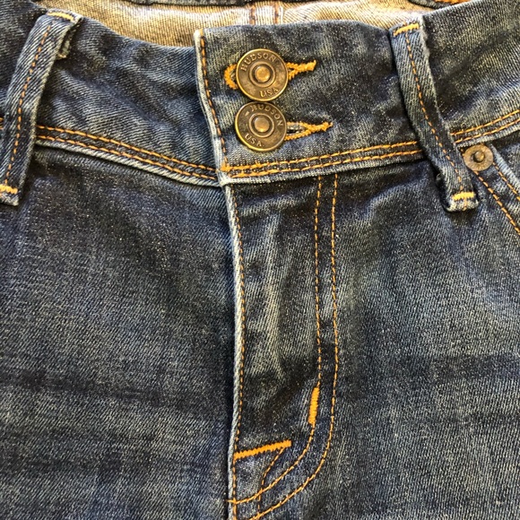 Hudson Dark Wash Straight Leg Jeans - Picture 2 of 9